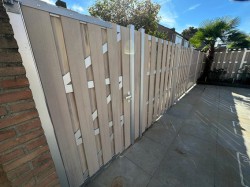 Plaatsen van een schutting